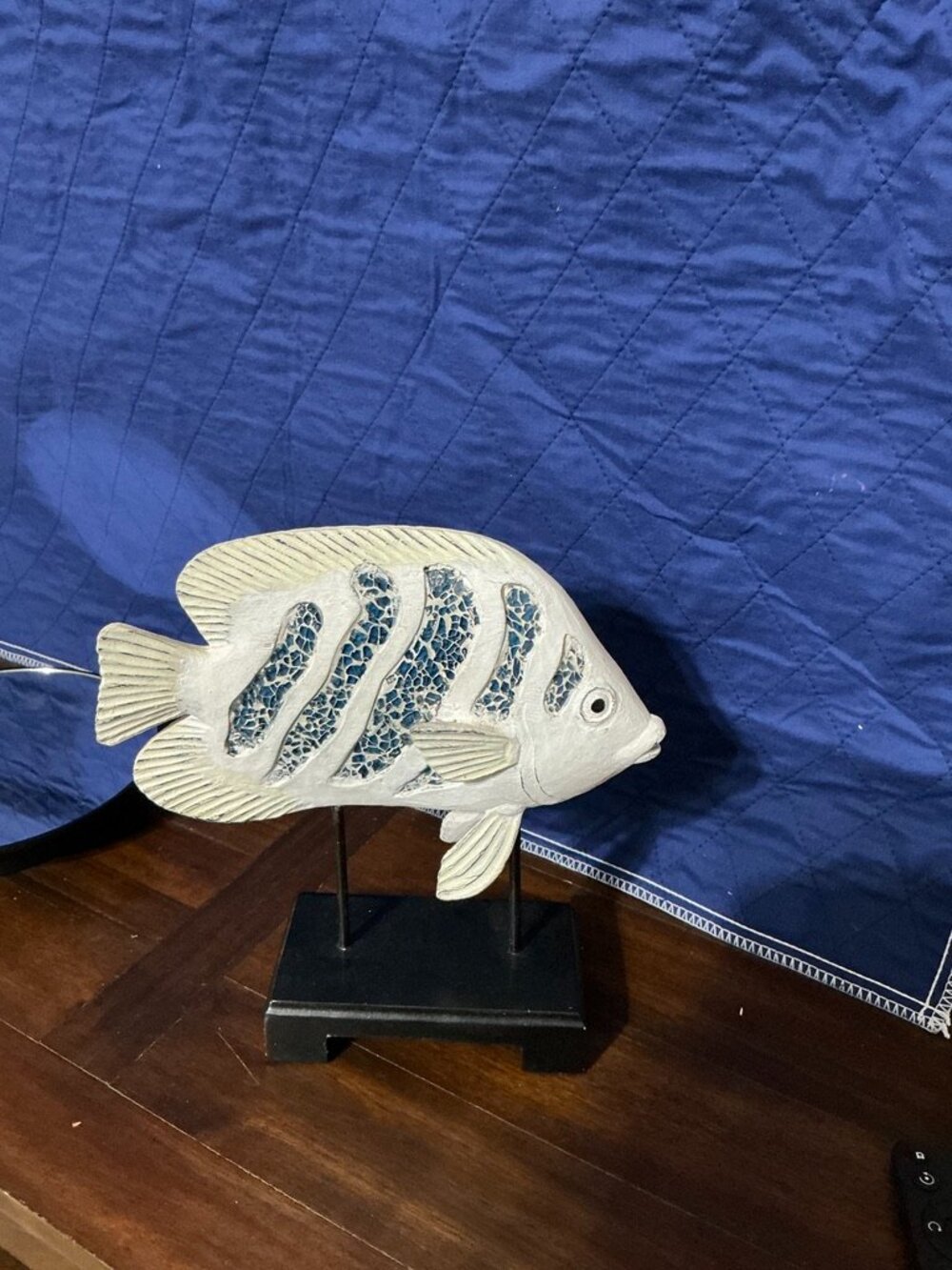 Coastal Mosaic Fish Sculpture Decor - Picture 3 of 3